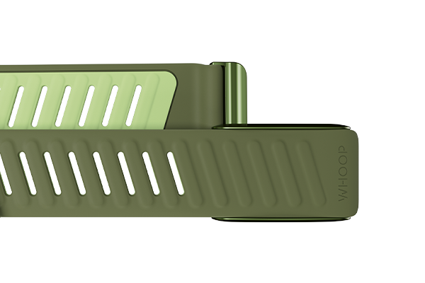 ‫: منظر جانبي لسوار سبورتفلكس لجهاز WHOOP® 4.0، يتميز بتصميم عصري ومريح.‬
‫: Side view of the SportFlex band for WHOOP® 4.0 featuring a sleek and comfortable design.‬