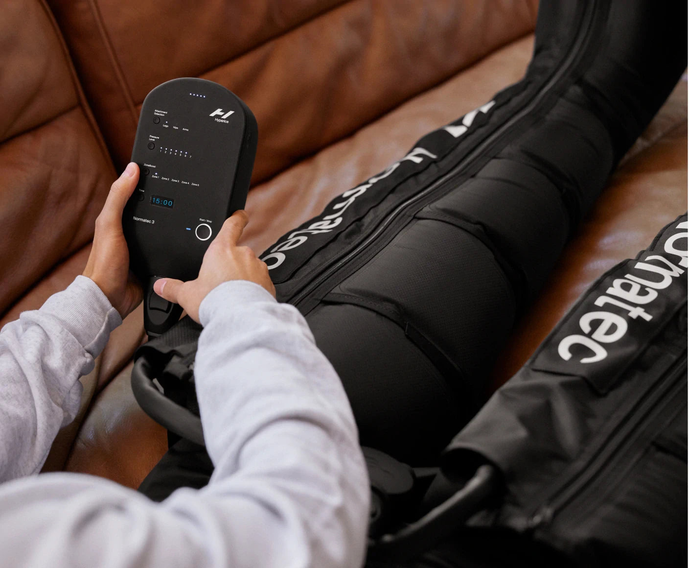 Enhance athletic performance with the Normatec device from Hyperice, now offered at Strapco Qatar.”